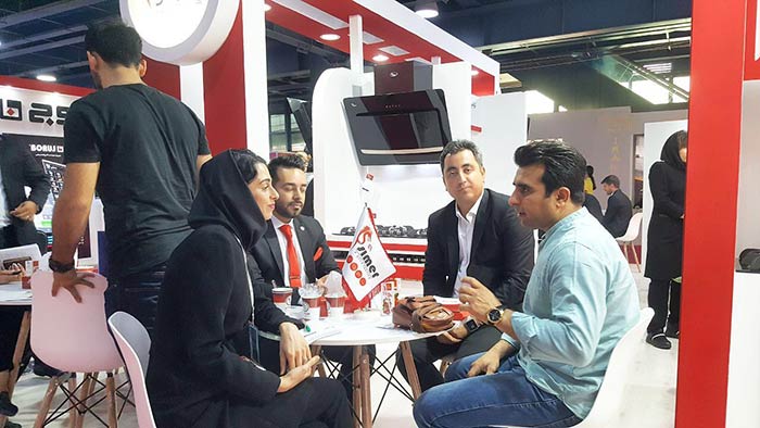  The presence of managers , Fanik industrial  group at the seventh international exhibition in the construction  industry in Tehran